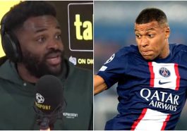 Darren Bent and Kylian Mbappe