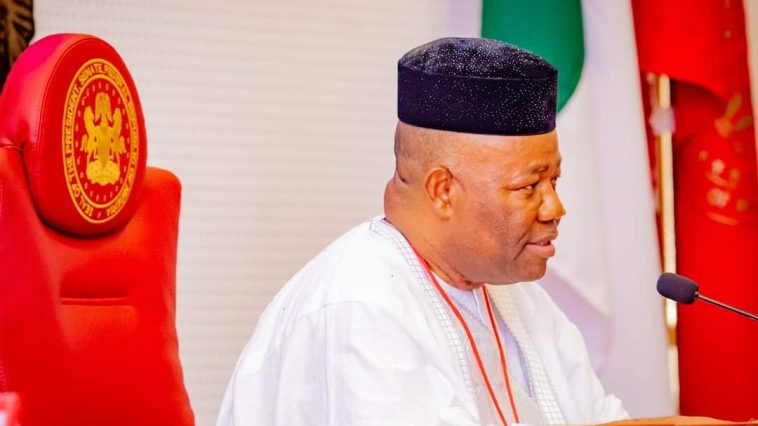 BREAKING: Akpabio Links Killing of 16 Soldiers in Okuama to Foreigners