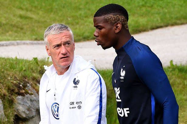 Didier Deschamps and pogba