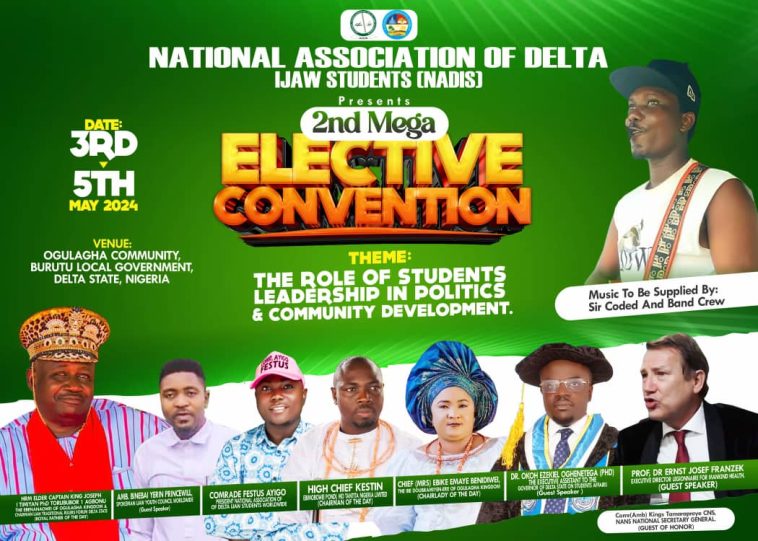 Tantita MD, Kestin Pondi to Chair 2nd NADIS Convention at Ogulagha | Daily Report Nigeria