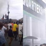 BREAKING: Fire Engulfs Phone Headquarters in Bayelsa | Daily Report Nigeria