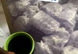 Man Cries Out As He Shows Off 1000 Bags Of Water He Uses To Bathe In Lekki (VIDEO) | Daily Report Nigeria