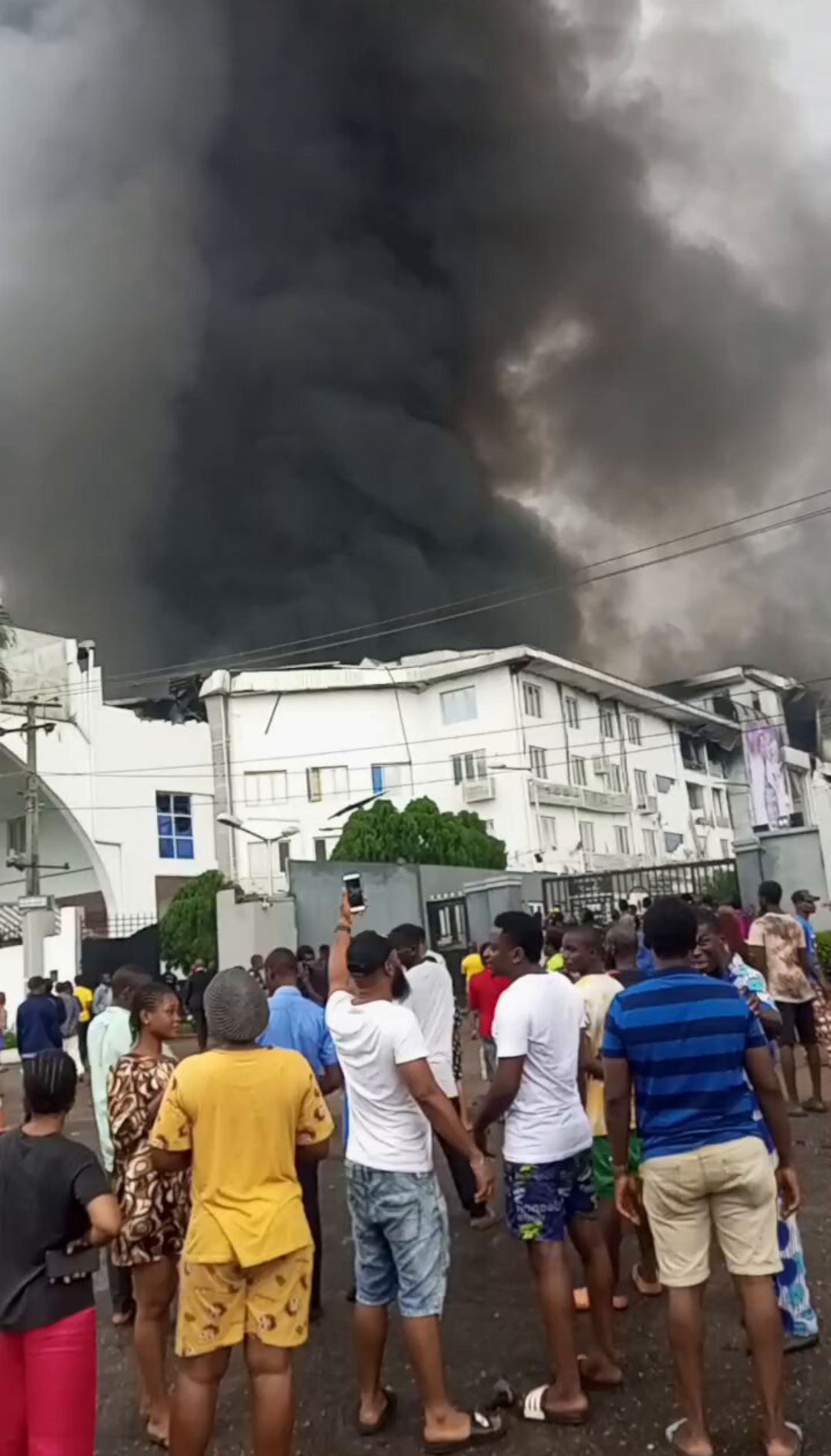 JUST IN: Fire Guts Christ Embassy Headquarters In Lagos | Daily Report Nigeria