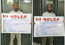 NDLEA Parade 2 Suspect, They Excrete 150 Wraps Of Cocaine In Lagos | Daily Report Nigeria