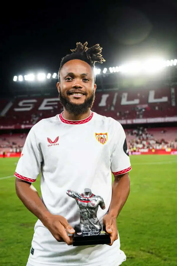 Chidera Ejuke Shines in Sevilla's Win, Named Man of the Match | Daily Report Nigeria