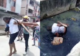 VIDEO: Reactions As Man Get Tied Up, Beaten With Bottles And Planks For Being Gay | Daily Report Nigeria