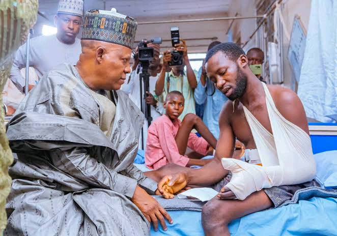 VP Shettima Visits Victims As Death Toll Rises to 32 in Gwoza Suicide Bombing | Daily Report Nigeria