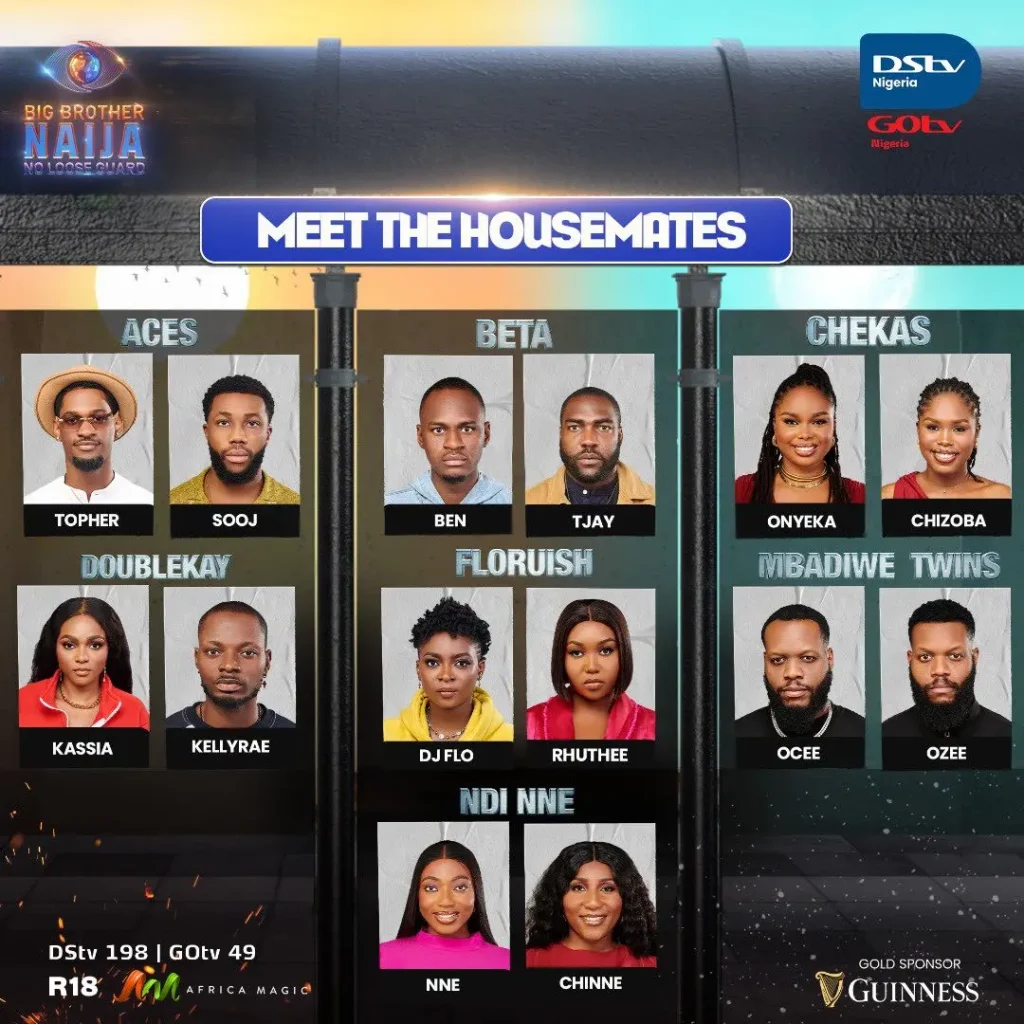 BBNaija 2024: Meet the Housemates Competing for N100 Million Prize | Daily Report Nigeria