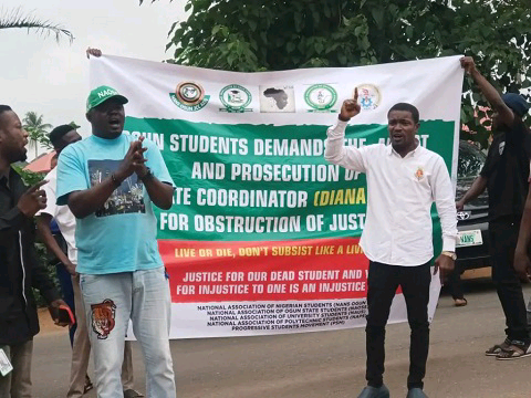 Students Protest Over Colleague's Death in Ogun | Daily Report Nigeria