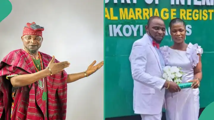 Popular Nollywood 'Babalawo', Adewale Alebiosu, Shares Wedding Pictures | Daily Report Nigeria