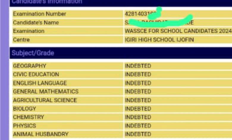 Confusion As Ogun Students' WASSCE Results Seized Over State’s Debt to WAEC | Daily Report Nigeria