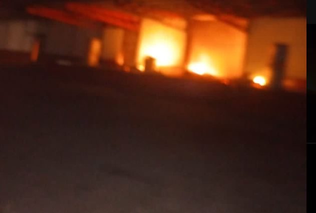 Goods Destroyed As LG Electronics Store Catches Fire in Lagos | Daily Report Nigeria