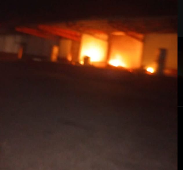 Goods Destroyed As LG Electronics Store Catches Fire in Lagos | Daily Report Nigeria