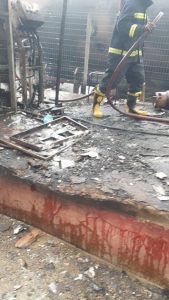 JUST IN: Tension As Mobil Filling Station Burst Into Flames [PHOTOS] | Daily Report Nigeria