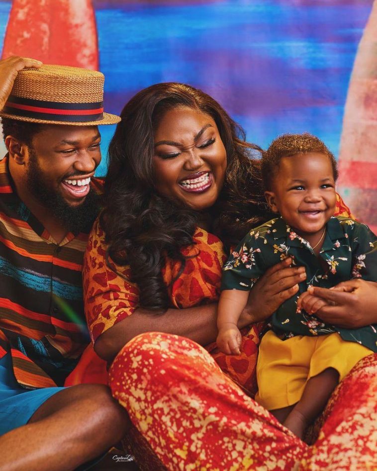 Actors, Stan And Blessing Nze share Cute Pics As Their Son Turns One Today | Daily Report Nigeria