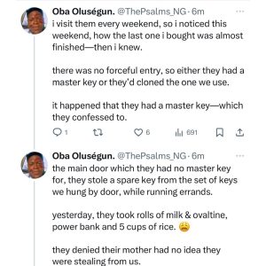 Three Siblings Allegedly Clone Neighbor's Key, Steal Food Items From His House | Daily Report Nigeria