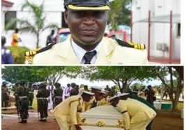 UPDATE: Naval Officer Who Drowned Saving 59 Crew Has Been Buried | Daily Report Nigeria