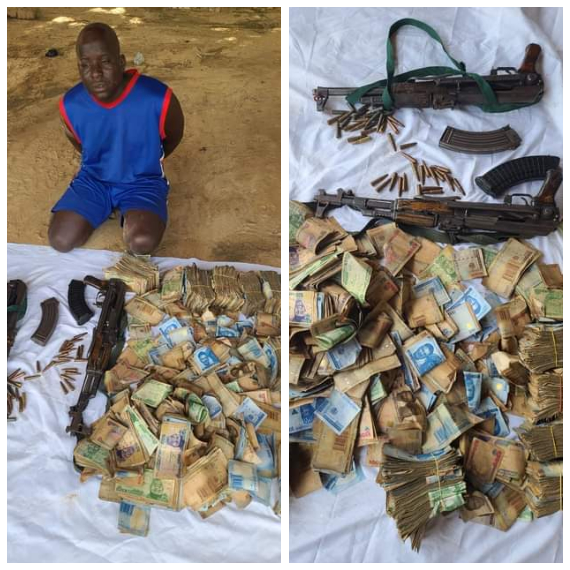 Police Nabs Notorious Armed Robber, Recovers #4.9 Million, Two AK-47, Other Exhibits | Daily Report Nigeria