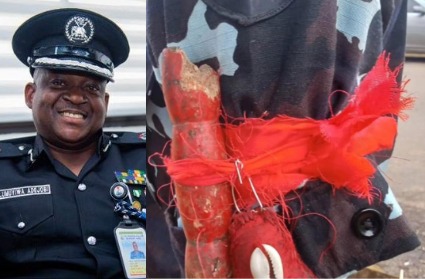 #EndBadGovernance: Police PRO Reacts To Viral Photo Of Officer With Hand Charm | Daily Report Nigeria