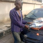 Police Arrests Car Thief Caught In Lagos | Daily Report Nigeria