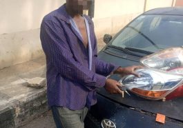 Police Arrests Car Thief Caught In Lagos | Daily Report Nigeria