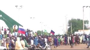 Police Teargas #EndBadGovernance Protesters Waving Russian Flag In Katsina | Daily Report Nigeria