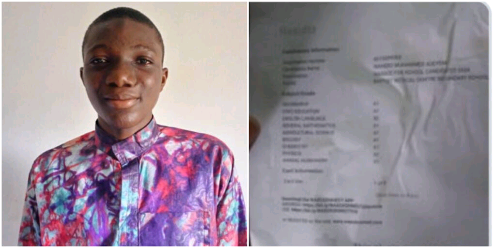 17-year-old Boy Goes Viral After His WAEC Result Surfaced Online | Daily Report Nigeria