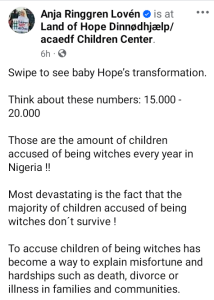 See Amazing Transformation Of Toddler Accused Of Witchcraft In Akwa Ibom [PHOTOS] | Daily Report Nigeria