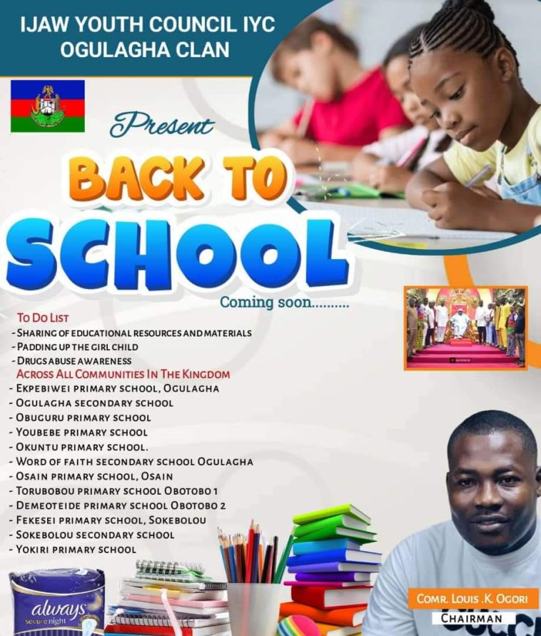 IYC Ogulagha Clan to Commence Back-2-School Initiative Wednesday | Daily Report Nigeria