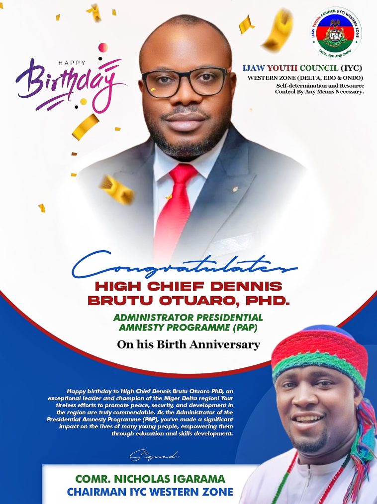 IYC Western Zone Congratulates Dennis Otuaro on Birth Anniversary | Daily Report Nigeria