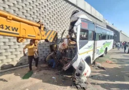 Twelve Dead, Dozens Injured As Bus Gets Sliced In Half | Daily Report Nigeria