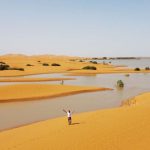 Rare Downpour Transforms Sahara Desert Into Vibrant Blue Lagoons | Daily Report Nigeria