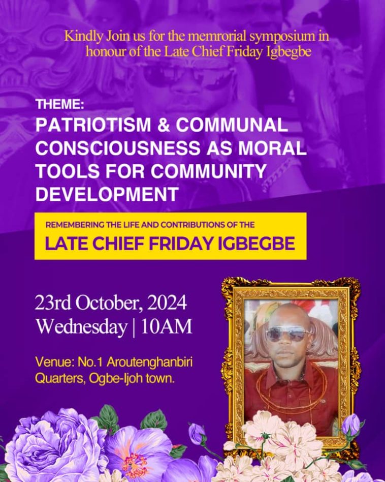 Family to Hold 3rd Year Remembrance in Honour of Friday Igbegbe | Daily Report Nigeria