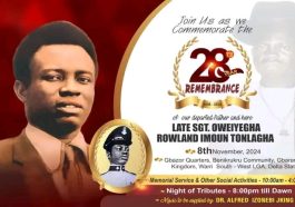 Family to Hold 28th Remembrance in Honour of Late Sergeant Tonlagha | Daily Report Nigeria