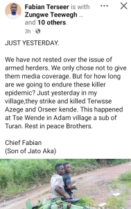 Herdsmen Attack Benue Community, Kill Two | Daily Report Nigeria