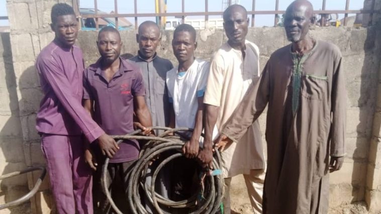 6 Arrested For Stealing Cables In Niger | Daily Report Nigeria