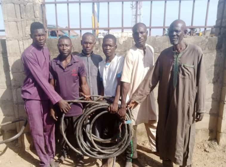 6 Arrested For Stealing Cables In Niger | Daily Report Nigeria