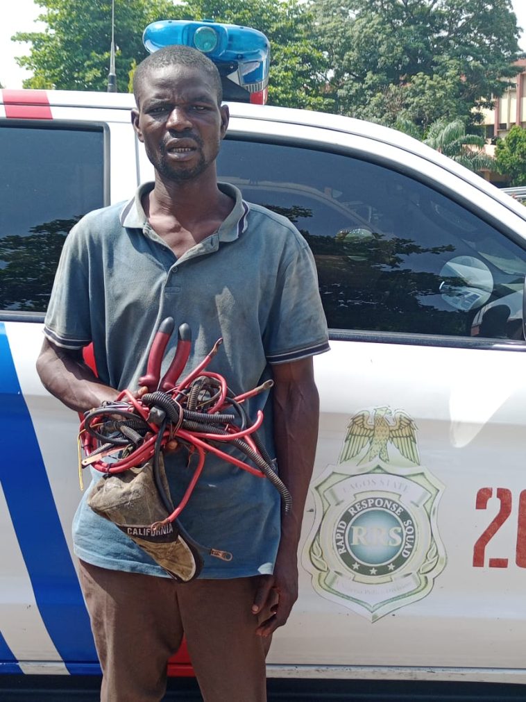 Police Arrest 30-Year-Old Vandal In Lagos | Daily Report Nigeria