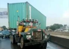 FLASH: Container Truck Crushes Revenue Collector To Death | Daily Report Nigeria