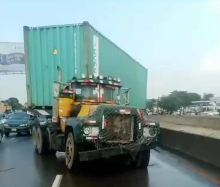 FLASH: Container Truck Crushes Revenue Collector To Death | Daily Report Nigeria