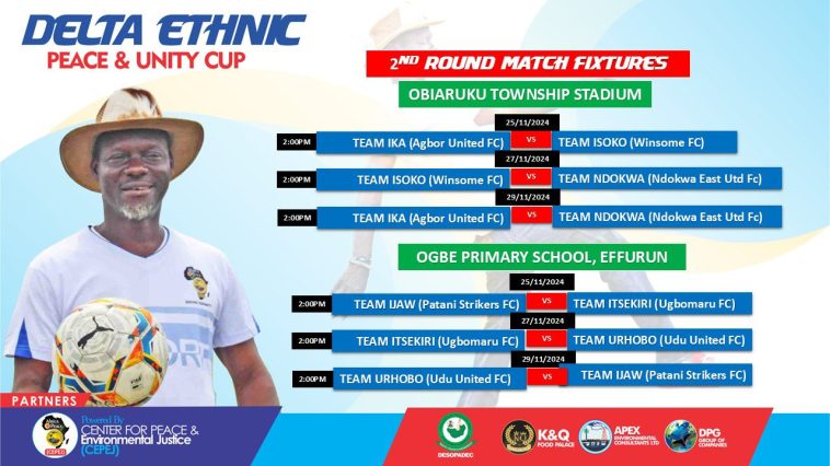 Delta Ethnic Peace and Unity Cup Enters Round Two Today | Daily Report Nigeria