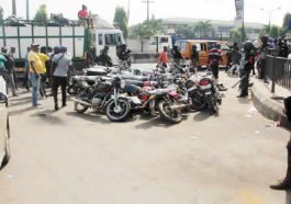 Lagos Task Force Impounds 128 Motorcycles | Daily Report Nigeria