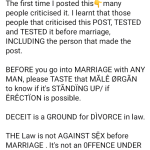 'Sex Before Marriage, Not A Crime' - Lawyer Advises Women | Daily Report Nigeria