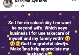 Reactions As Woman Thanks Husband After Becoming Second Wife | Daily Report Nigeria