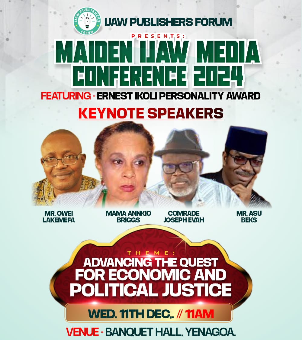 Maiden Ijaw Media Conference to Hold Today | Daily Report Nigeria