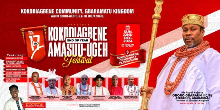 Kokodiagbene Amasuo-Ugeh 2024 to Begin December 20 | Daily Report Nigeria