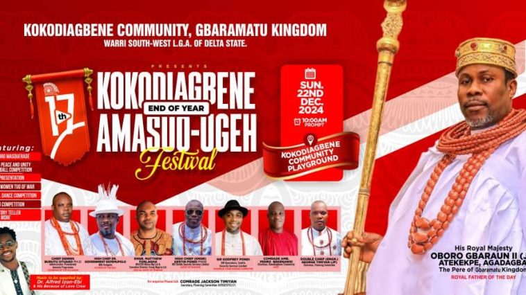 Kokodiagbene Amasuo-Ugeh 2024 to Begin December 20 | Daily Report Nigeria