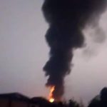 BREAKING: Fires Guts Bovas Petrol Station In Ibadan [Video] | Daily Report Nigeria