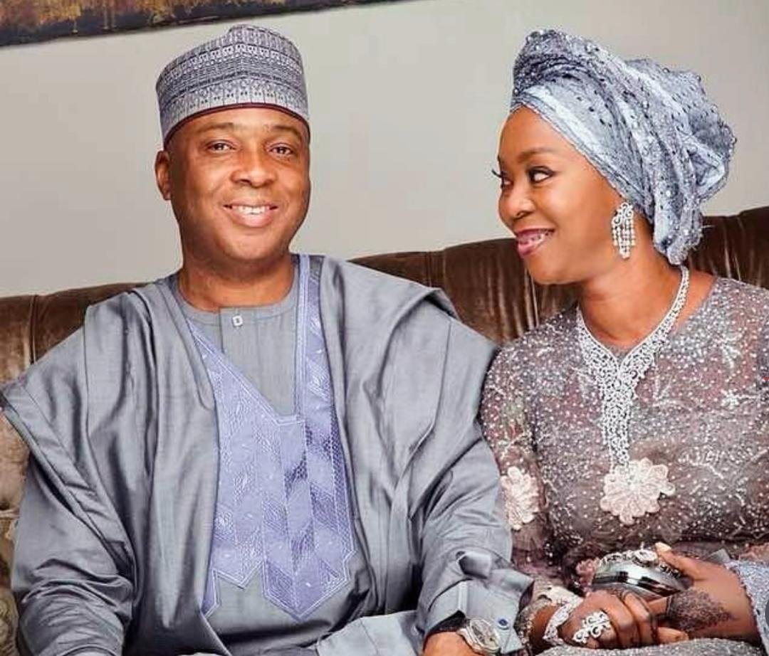 Ex Senate President, Bukola Saraki, Wife Celebrate 33rd Wedding Anniversary | Daily Report Nigeria