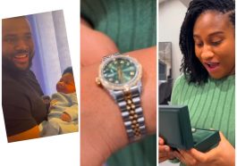 Actor, Williams Uchemba Gifts Wife Push Present | Daily Report Nigeria